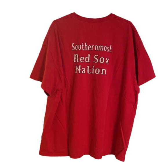 10/$10 Red Hanes tshirt 3XL Key West Lazy Gecko Southernmost Red Sox Nat… - Picture 2 of 7